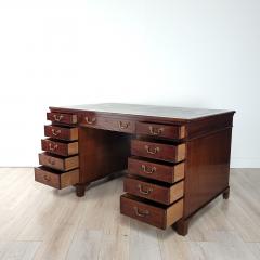 Edwardian English Mahogany Partners Desk - 3747859