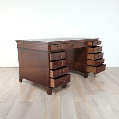 Edwardian English Mahogany Partners Desk - 3747863