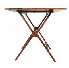 Edwardian Mahogany And Boxwood Portable Games Table By W Thornhill Co - 4723234