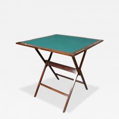 Edwardian Mahogany And Boxwood Portable Games Table By W Thornhill Co - 4728438