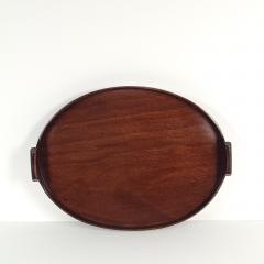 Edwardian Mahogany Tray with Brass Banding - 3736175