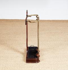 Edwardian Oak and Brass Umbrella Stand - 3925159