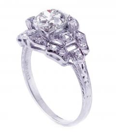 Edwardian Old European Cut Diamond Engagement Ring - 458430