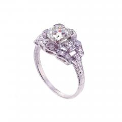 Edwardian Old European Cut Diamond Engagement Ring - 462286