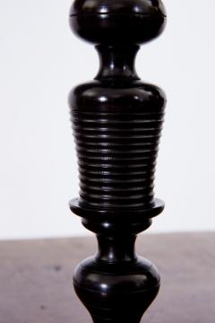 Edwardian Turned Ebony Candlesticks - 3262569