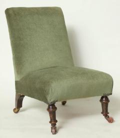 Edwardian Upholstered Slipper Chair - 655999
