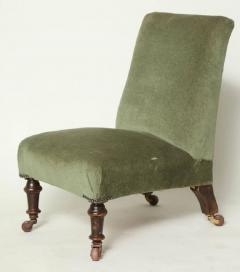 Edwardian Upholstered Slipper Chair - 656001