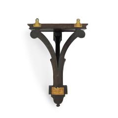 Edwards Roberts A late Victorian mahogany wall bracket for a clock by Edwards and Roberts - 3900928