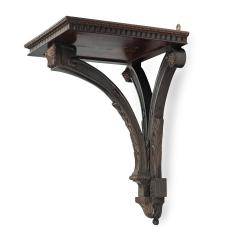 Edwards Roberts A late Victorian mahogany wall bracket for a clock by Edwards and Roberts - 3900929