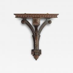 Edwards Roberts A late Victorian mahogany wall bracket for a clock by Edwards and Roberts - 3908046