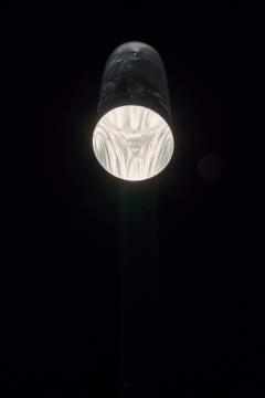 Edy ten Berge King Transparent Acrylic Floor Lamp 1980s - 4499337