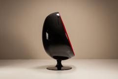 Eero Aarnio Eero Aarnio Egg Pod Chair in Black and Red Finland 1960s - 4521310