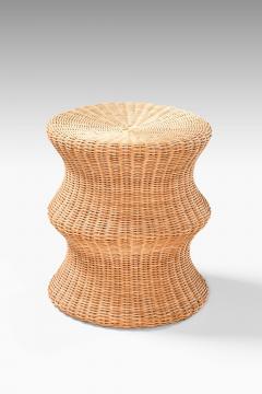 Eero Aarnio Eero Aarnio Side Table in Rattan by ASKO 1960s - 4663756
