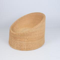 Eero Aarnio Eero Aarnio Sizable Elephant Boot Lounge Chair Rattan Wicker Asko 1960s - 4722203