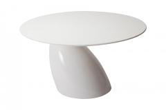 Eero Aarnio White Dining Table Parabel Eero Aarnio 2000 s - 856567