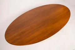 Eero Saarinen 1960s Eero Saarinen Oval Walnut Coffee Table for Knoll - 1452644