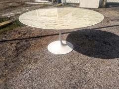 Eero Saarinen 60 Marble Top Saarinen Style Tulip Dining Table - 3877830