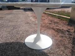 Eero Saarinen 60 Marble Top Saarinen Style Tulip Dining Table - 3877833