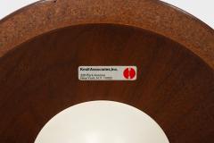 Eero Saarinen Early Eero Saarinen Tulip Side Tables c 1960 Walnut Tops Cast Iron Bases - 4485214