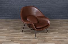 Eero Saarinen Early Eero Saarinen Womb Cognac Leather Chair for Knoll - 4094916