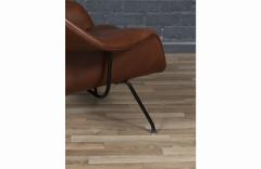 Eero Saarinen Early Eero Saarinen Womb Cognac Leather Chair for Knoll - 4094924