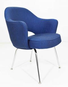 Eero Saarinen Eero Saarinen Executive Armchair in Blue Raf Simons Upholstery - 1542186