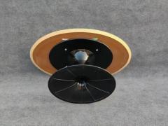 Eero Saarinen Eero Saarinen Knoll Oval Tulip Dining Table 66x38 Blond Wood Top Black Base - 3219347