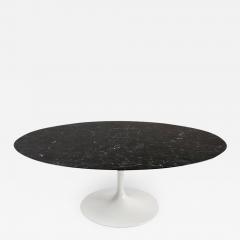Eero Saarinen Eero Saarinen Nero Marble Oval Coffee Table for Knoll - 647593