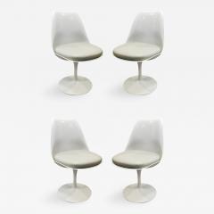 Eero Saarinen Eero Saarinen Set of Four Tulip Chairs Knoll Labels Present  - 342254