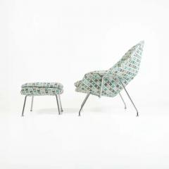 Eero Saarinen Eero Saarinen Womb Chair Ottoman Medium in Alexander Girard Quatrefoil Fabric - 3414148