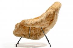 Eero Saarinen Eero Saarinen Womb Chair for Knoll Upholstered in Hand Sewn Champagne Alpaca - 4333689