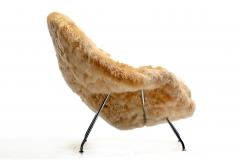 Eero Saarinen Eero Saarinen Womb Chair for Knoll Upholstered in Hand Sewn Champagne Alpaca - 4333693