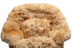 Eero Saarinen Eero Saarinen Womb Chair for Knoll Upholstered in Hand Sewn Champagne Alpaca - 4333696