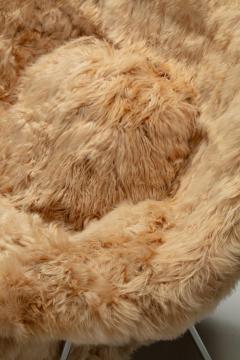 Eero Saarinen Eero Saarinen Womb Chair for Knoll Upholstered in Hand Sewn Champagne Alpaca - 4333698