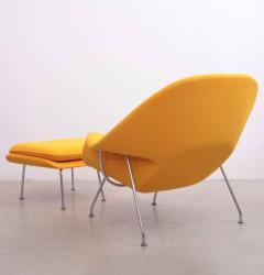 Eero Saarinen Eero Saarinen Womb Chair with Ottoman by Knoll in New Kvadrat Fabric - 532462