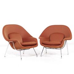 Eero Saarinen Eero Saarinen for Knoll 70LS Mid Century Petite Womb Chair Pair - 3875426