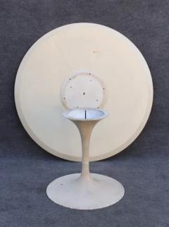 Eero Saarinen Eero Saarinen for Knoll Early Tulip Table Cast Iron Base White Laminate 54  - 3562249