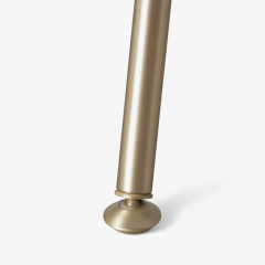 Eero Saarinen Eero Saarinen for Knoll Executive Armless Chairs in Curly Boucl Brushed Brass - 3128863