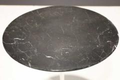 Eero Saarinen Eero Saarinen for Knoll Knoll Tulip Table with Black Marble Top and White Base - 2390690