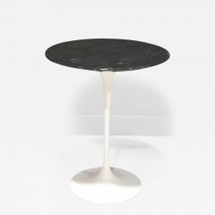 Eero Saarinen Eero Saarinen for Knoll Knoll Tulip Table with Black Marble Top and White Base - 2392920