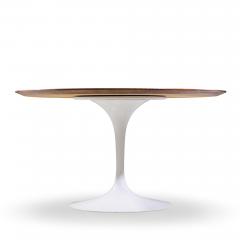 Eero Saarinen Eero Saarinen for Knoll Mid Century 54 Inch Walnut Tulip Dining Table - 4484937