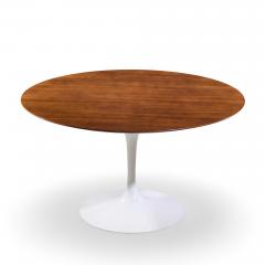 Eero Saarinen Eero Saarinen for Knoll Mid Century 54 Inch Walnut Tulip Dining Table - 4484938
