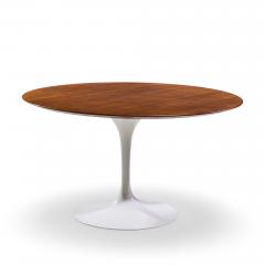 Eero Saarinen Eero Saarinen for Knoll Mid Century 54 Inch Walnut Tulip Dining Table - 4485109