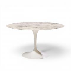 Eero Saarinen Eero Saarinen for Knoll Mid Century 54 Tulip Carrara Marble Dining Table - 4639234