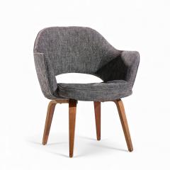 Eero Saarinen Eero Saarinen for Knoll Mid Century Bentwood Executive Dining Chairs Pair - 4422756
