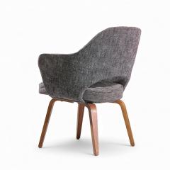 Eero Saarinen Eero Saarinen for Knoll Mid Century Bentwood Executive Dining Chairs Pair - 4422759