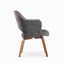 Eero Saarinen Eero Saarinen for Knoll Mid Century Bentwood Executive Dining Chairs Pair - 4422763