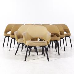 Eero Saarinen Eero Saarinen for Knoll Mid Century Bentwood Executive Dining Chairs Set of 10 - 4210984