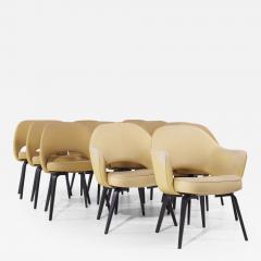 Eero Saarinen Eero Saarinen for Knoll Mid Century Bentwood Executive Dining Chairs Set of 12 - 3891302