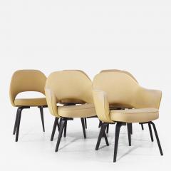 Eero Saarinen Eero Saarinen for Knoll Mid Century Bentwood Executive Dining Chairs Set of 6 - 3891305